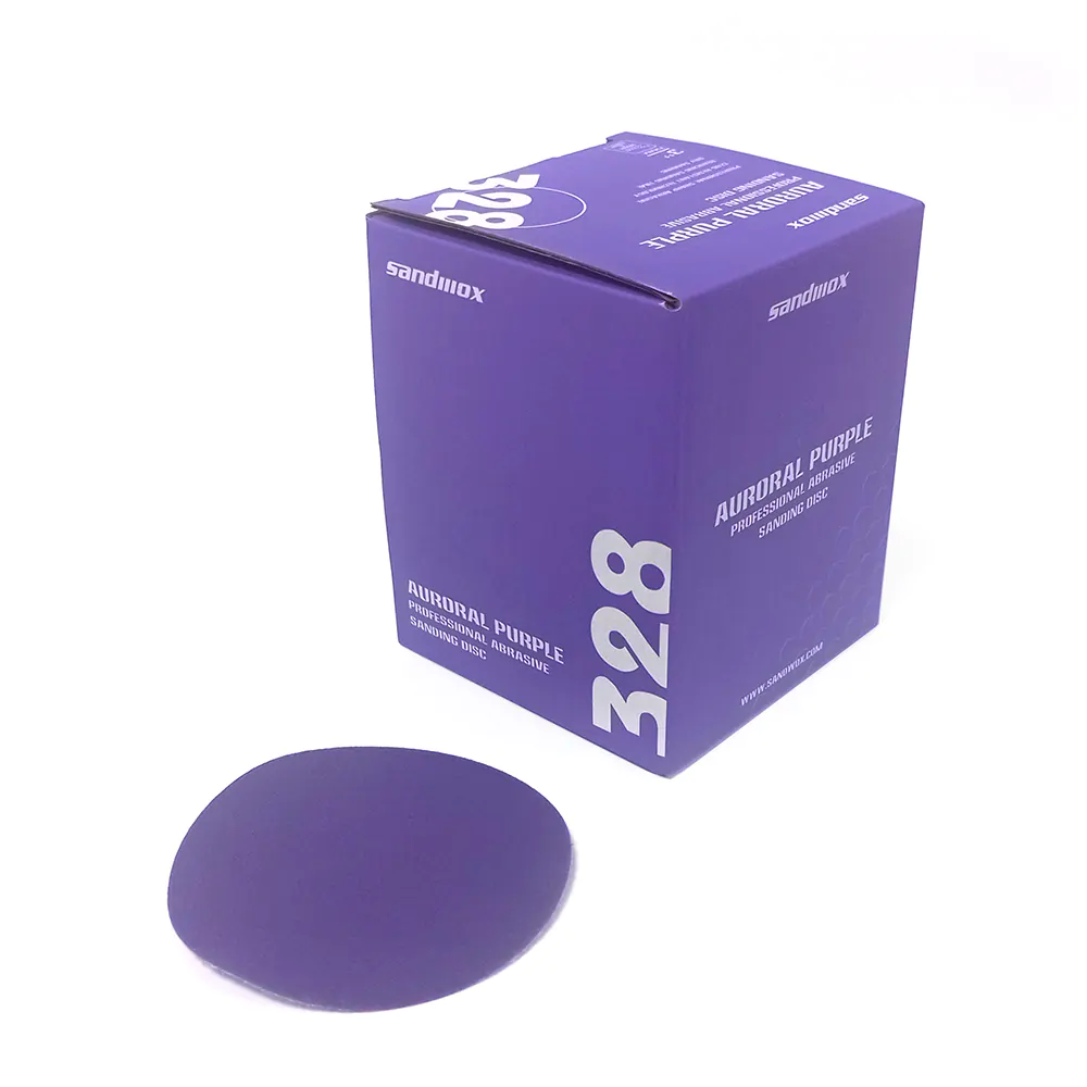 Круг шлифовальный 75 мм Sandwox 328 Purple Line P80-P320